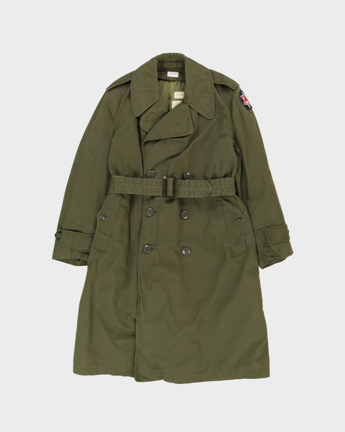 Vintage 1960s US Army Field Overcoat - Small