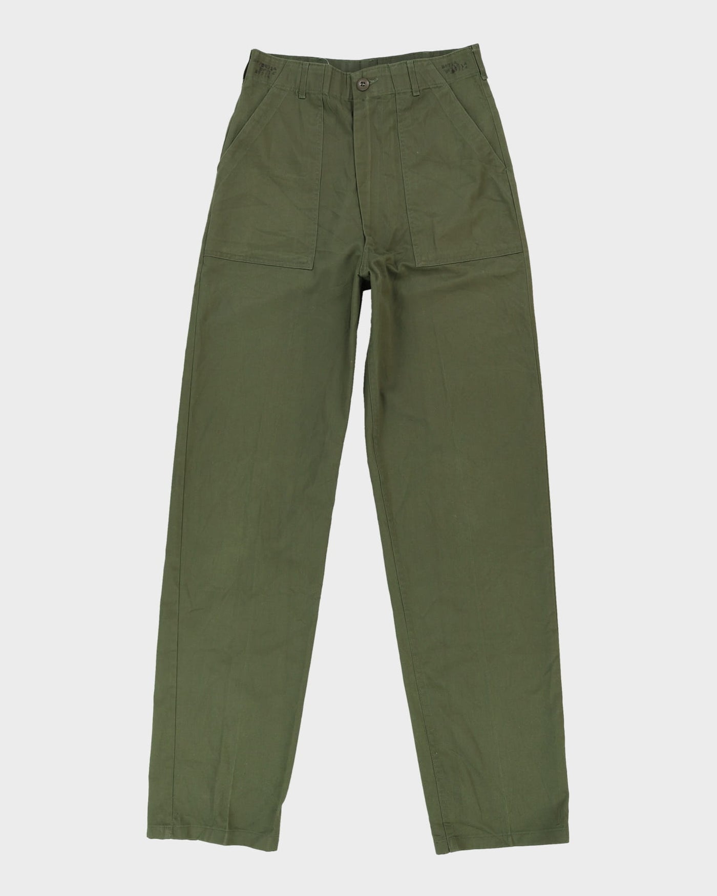 1970s Vintage US Army Dura-Press Utility Trousers - 28x35