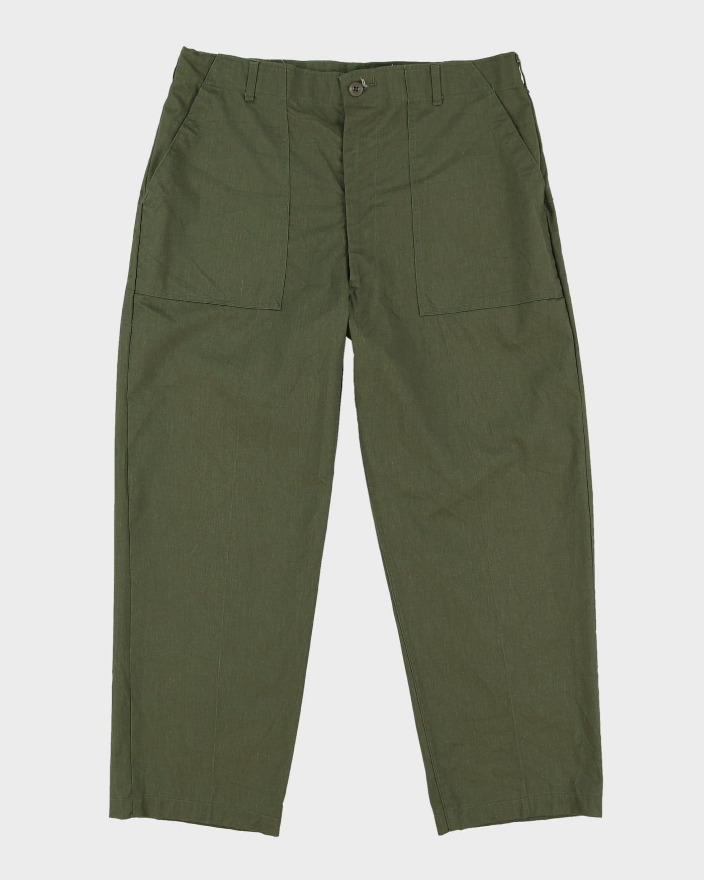 1970s Vintage US Army Dura-Press Utility Trousers - 36x27