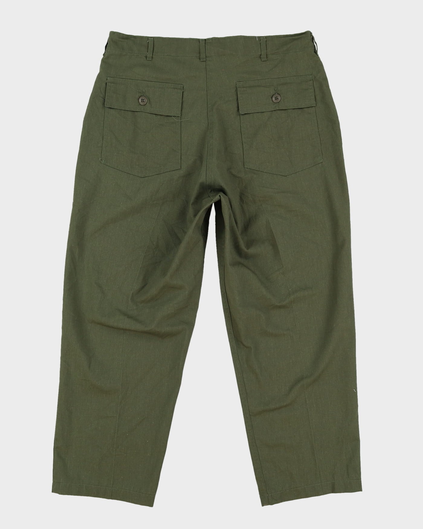 1970s Vintage US Army Dura-Press Utility Trousers - 36x27