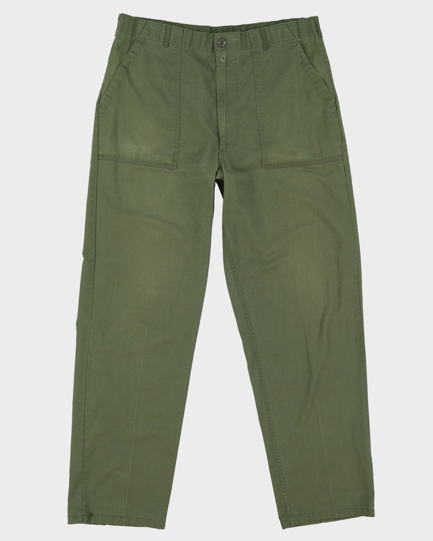 1970s Vintage US Army Dura-Press Utility Trousers - 36x30