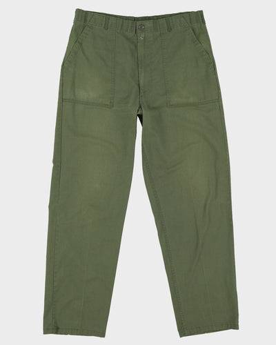 1970s Vintage US Army Dura-Press Utility Trousers - 36x30