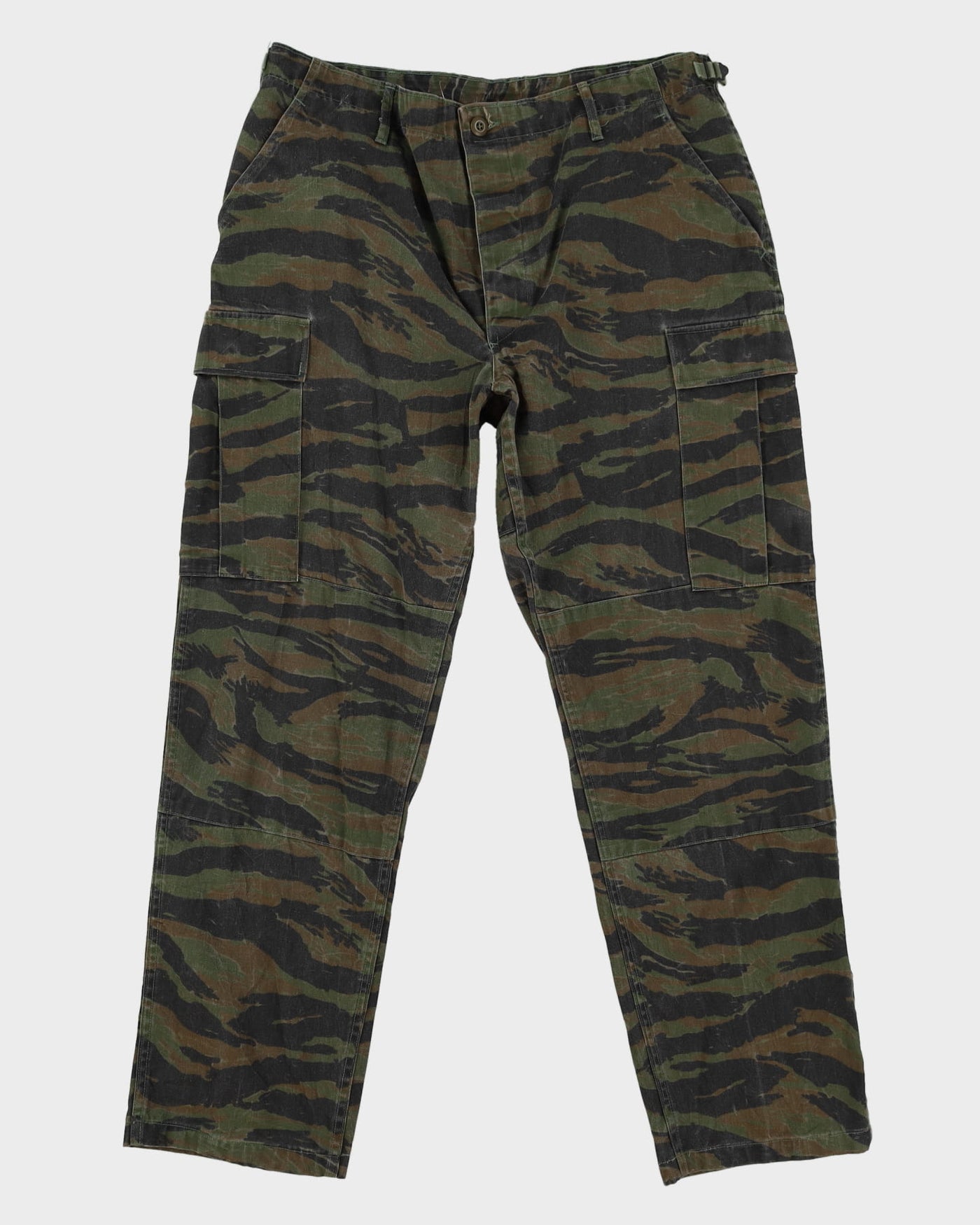 1990s Vintage Propper Brand Tigerstripe BDU Combat Trousers - 36x30