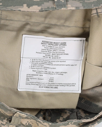 2010s US Army Digital Camo ACU Trousers - 34x30