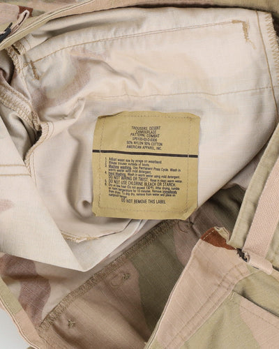 1990s US Army Desert DCU Combat Trousers - 32x32