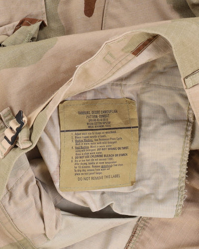 1990s US Army Desert DCU Combat Trousers - 32x32