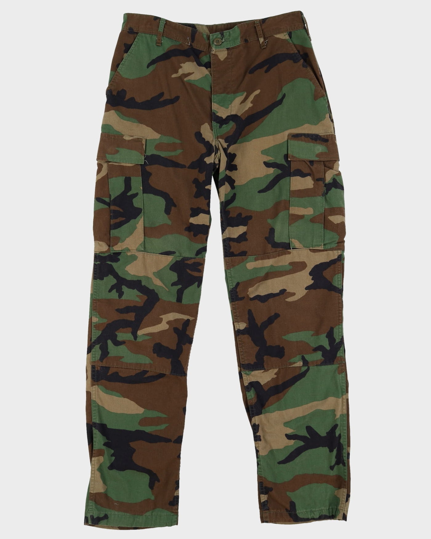 1990s US Army Woodland BDU Combat Trousers - 32x31