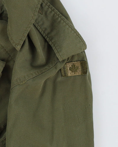 1990s Vintage Canadian Army OG-107 Lightweight Combat Coat - Medium