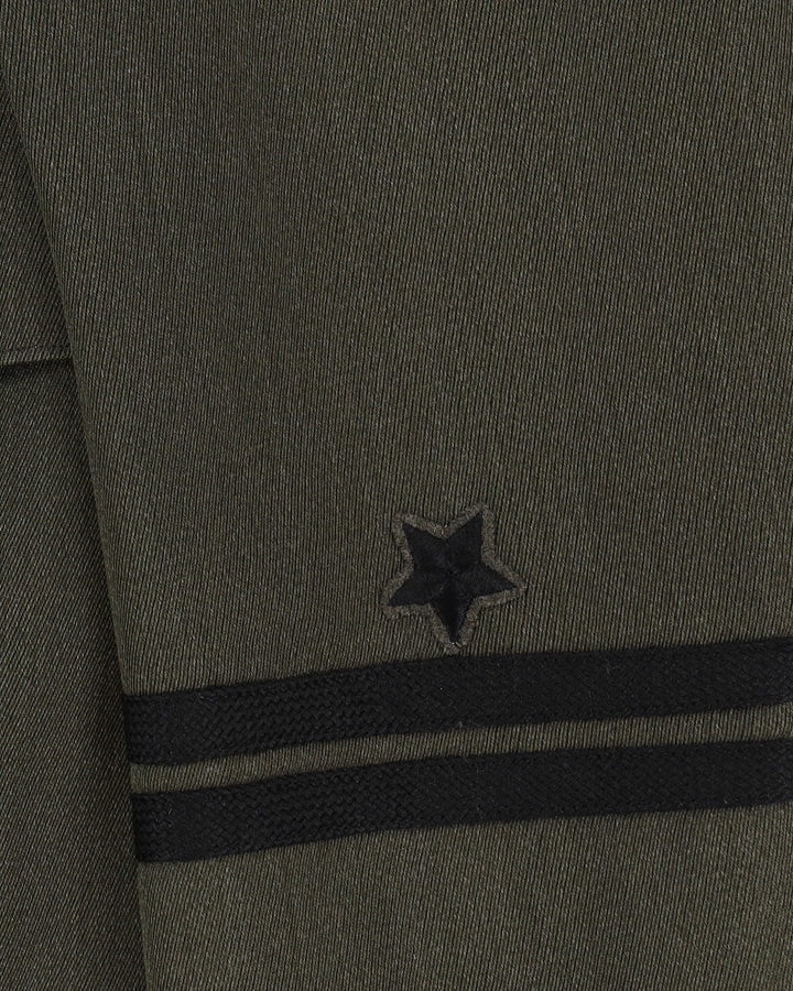 1940s WW2 Vintage US Navy Aviator Green Dress Jacket - Small