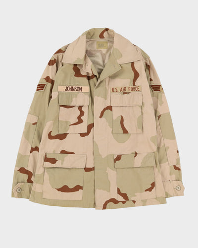 1990s Vintage US Air Force 3-Colour Desert DCU Combat Coat - Medium