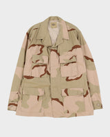 1990s Vintage US Army 3-Colour Desert DCU Combat Coat - Large
