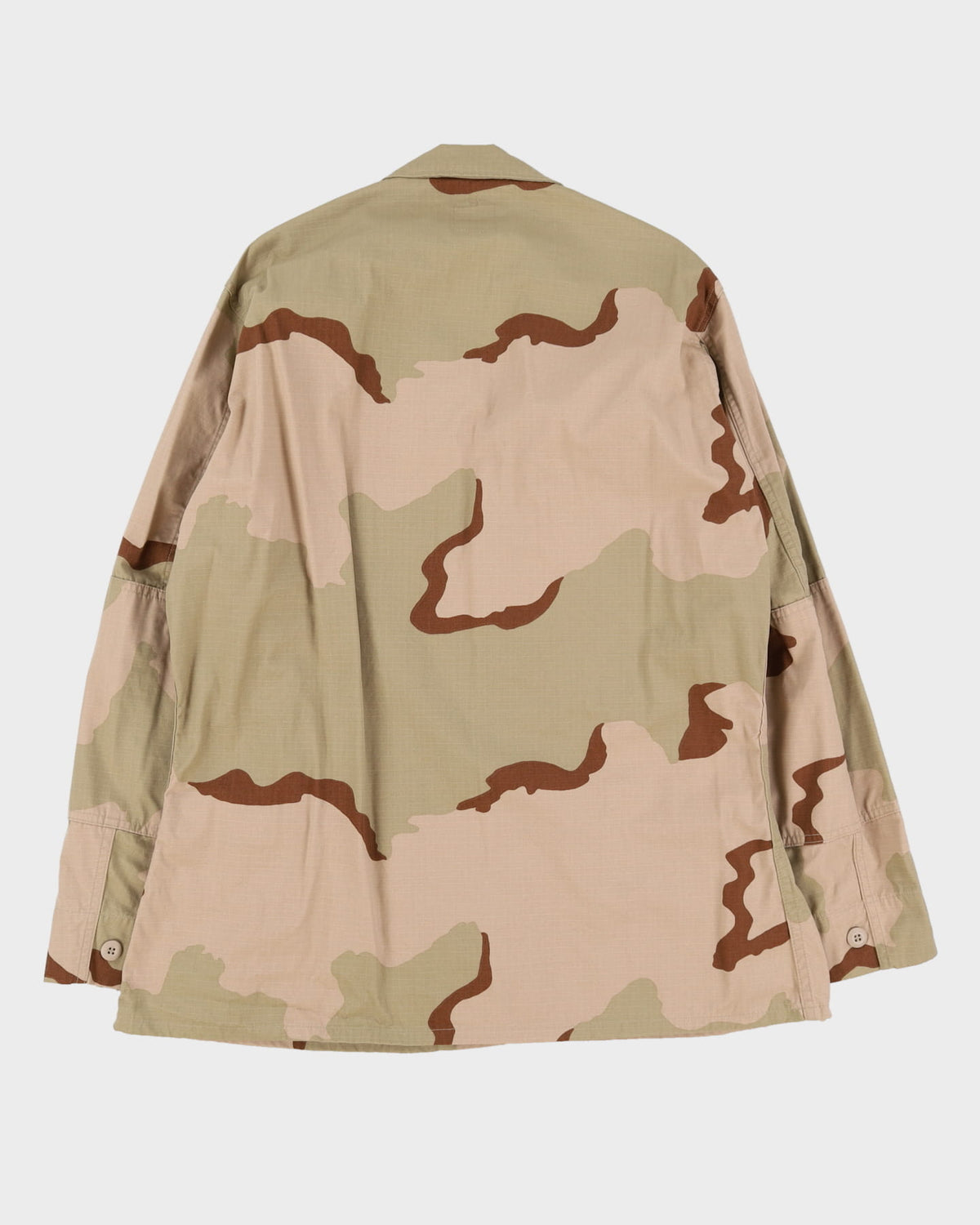 1990s Vintage US Army 3-Colour Desert DCU Combat Coat - Large