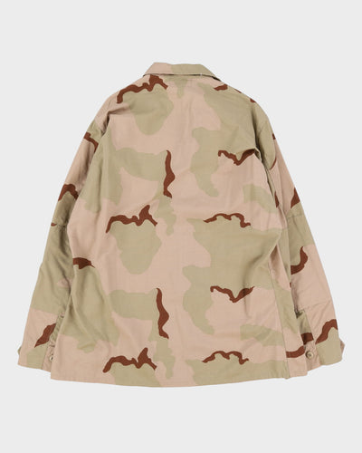 1990s Vintage US Army 3-Colour Desert DCU Combat Coat - Large