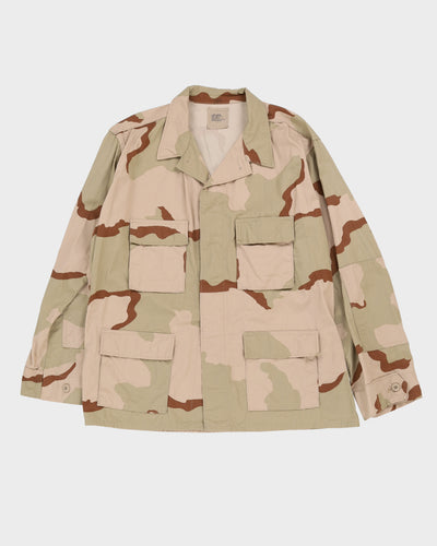 1990s Vintage US Army 3-Colour Desert DCU Combat Coat - X-Large