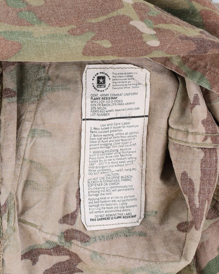2010s US Army Multicam ACU Combat Coat - Medium