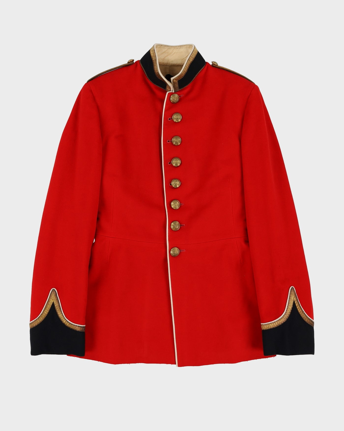1920s Vintage Canadian Military Officer College Red Coat Dress Jacket - XX-Small