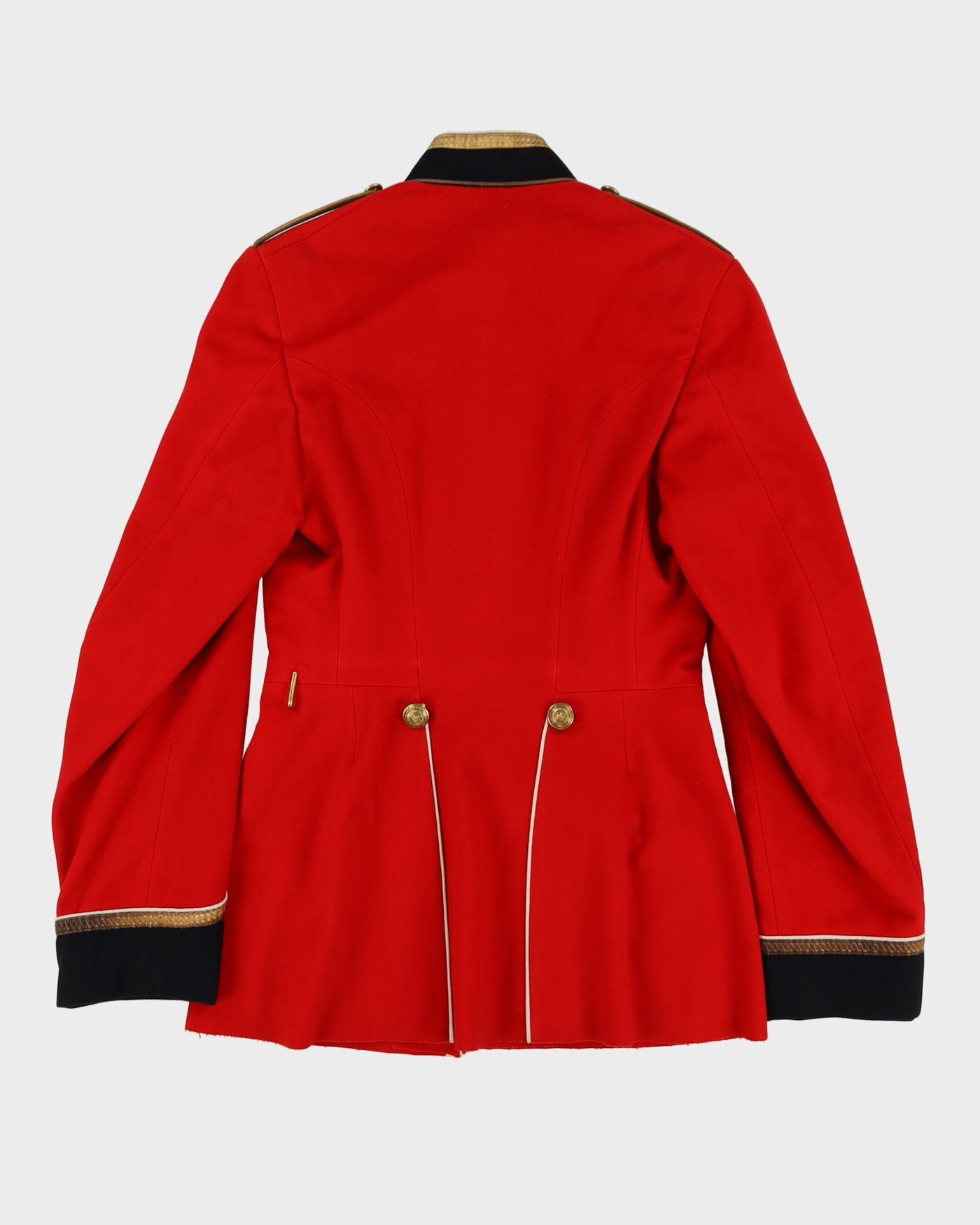 1920s Vintage Canadian Military Officer College Red Coat Dress Jacket - XX-Small