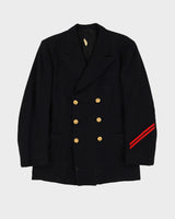 1940s WW2 Vintage US Navy Black Dress Jackets - X-Small