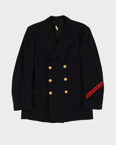 1940s WW2 Vintage US Navy Black Dress Jackets - X-Small