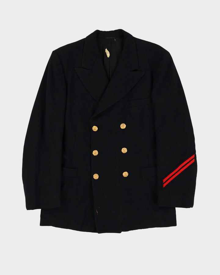 1940s WW2 Vintage US Navy Black Dress Jackets - X-Small