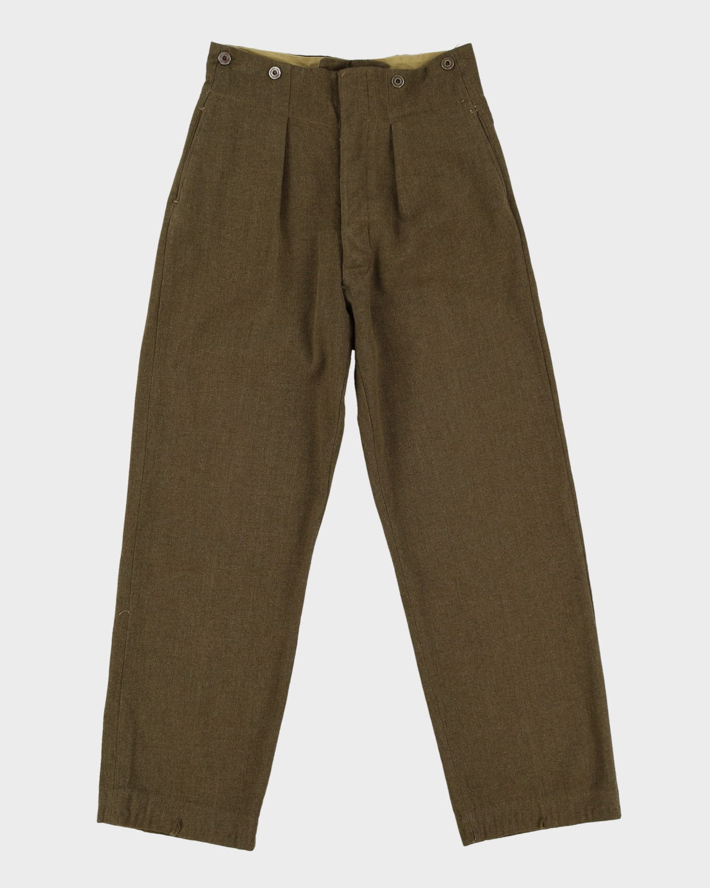 1952 Vintage Canadian Army Cadets Battledress Wool Trousers - 30x30