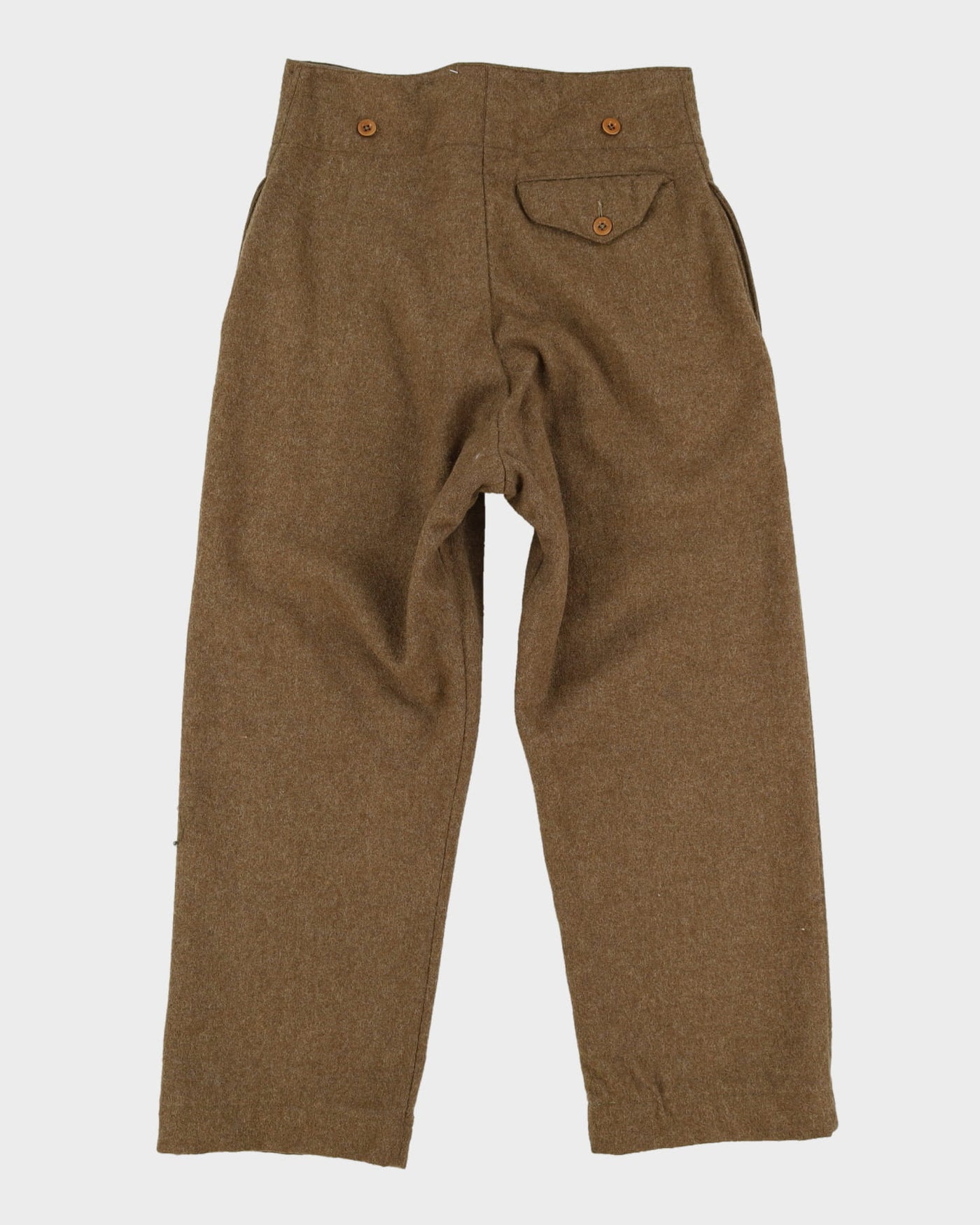 Original NOS 1940s Danish Army 1937 Pattern Battledress Wool Trousers - 32x30