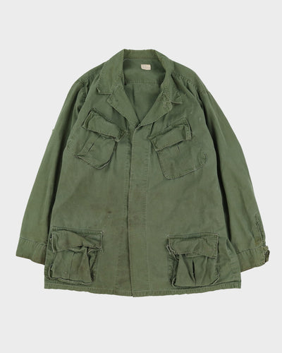 1960s Vintage US Army Tropical Combat Uniform / Jungle Jacket - X-Large