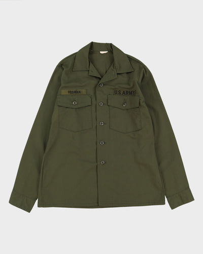 1970s Vintage US Army Dura-Press OG-507 Utility Shirt - Large