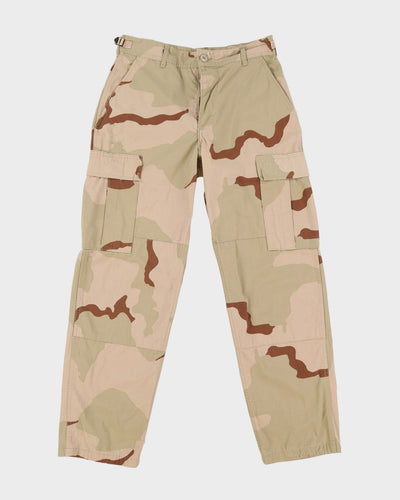 1997 Vintage US Army 3-Colour Desert Camo Combat Trousers - 30x30