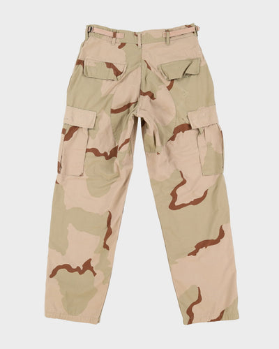 1997 Vintage US Army 3-Colour Desert Camo Combat Trousers - 30x30