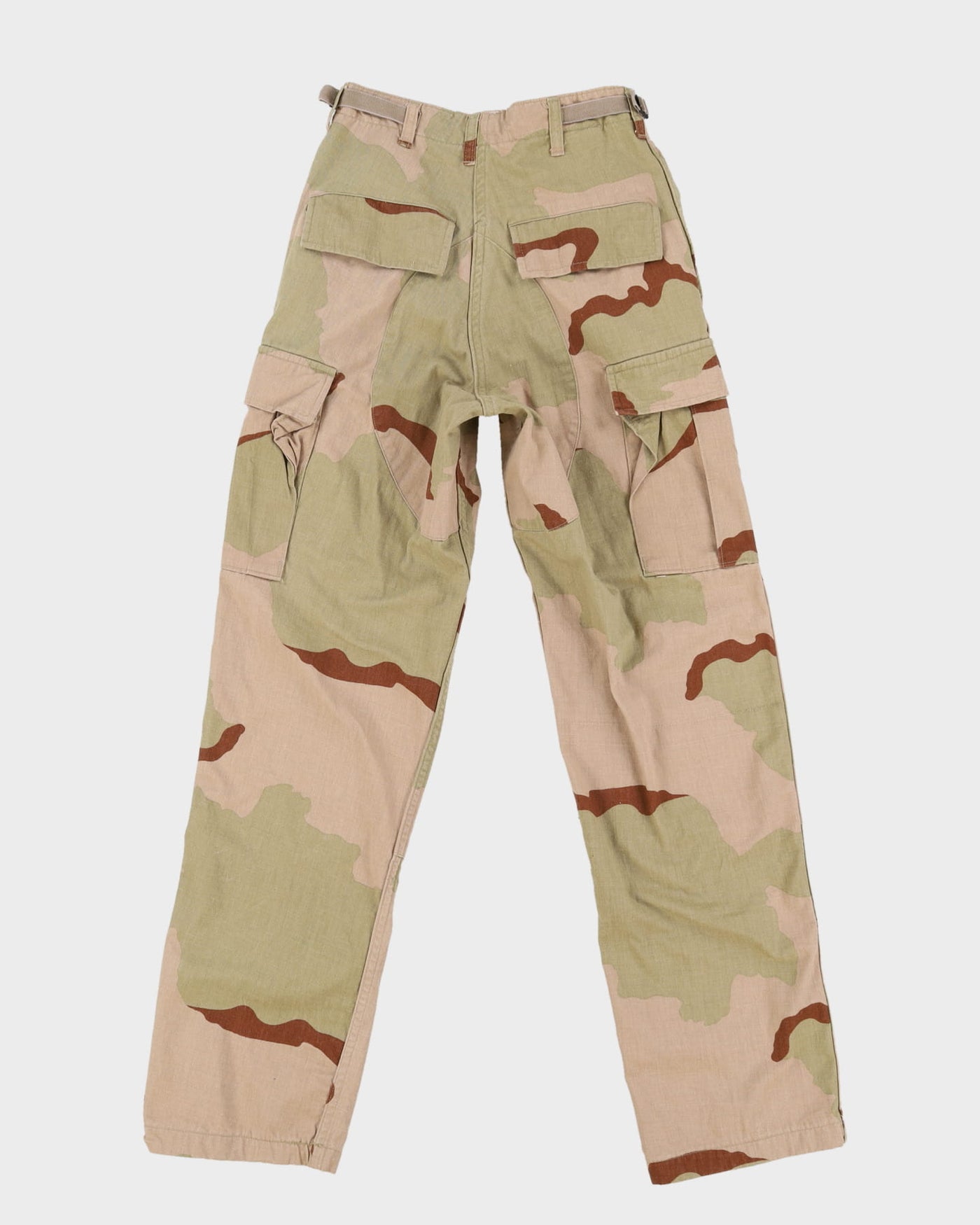 1990s Vintage US Army 3-Colour Desert Camo Combat Trousers - 24x32