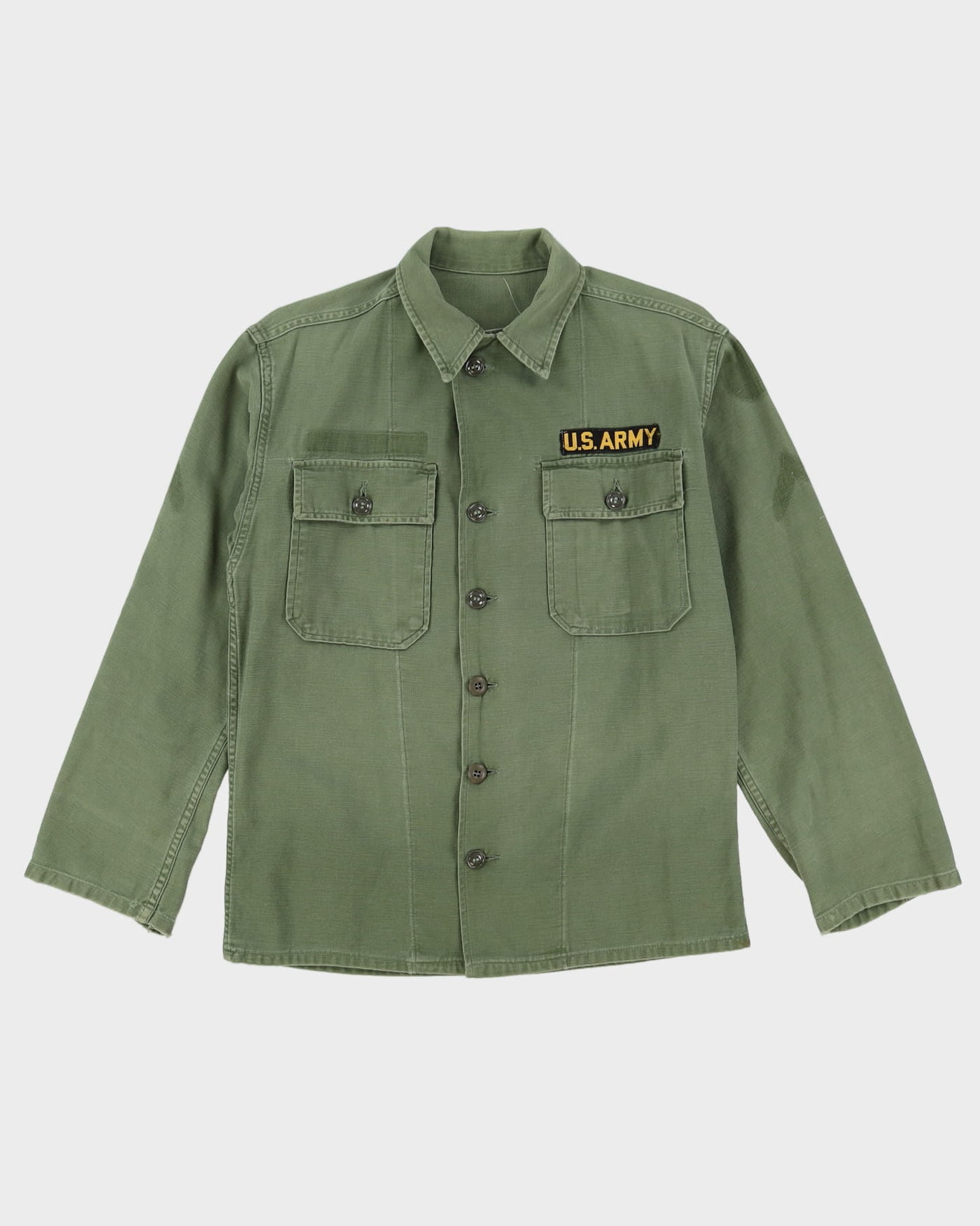 1960s Vintage US army Sateen Utility Shirt - Small