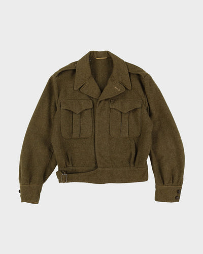 1950s Vintage Canadian Army Queens Own Rifles 1949 Wool Battledress Jacket - Medium