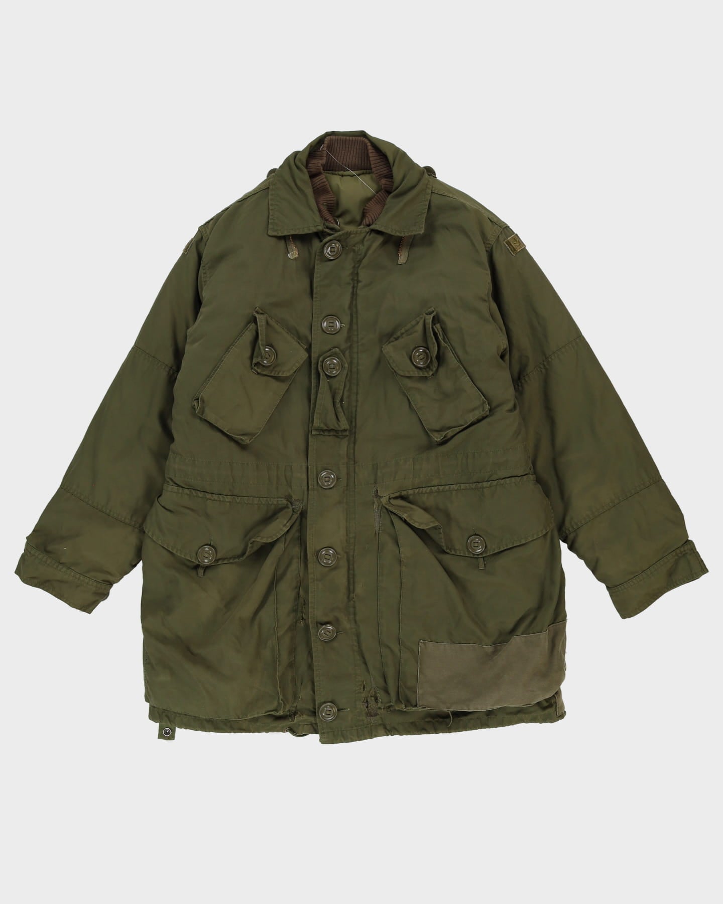 1980s Vintage Canadian Army Extreme Cold Weather Parka w/ Liner - Medium