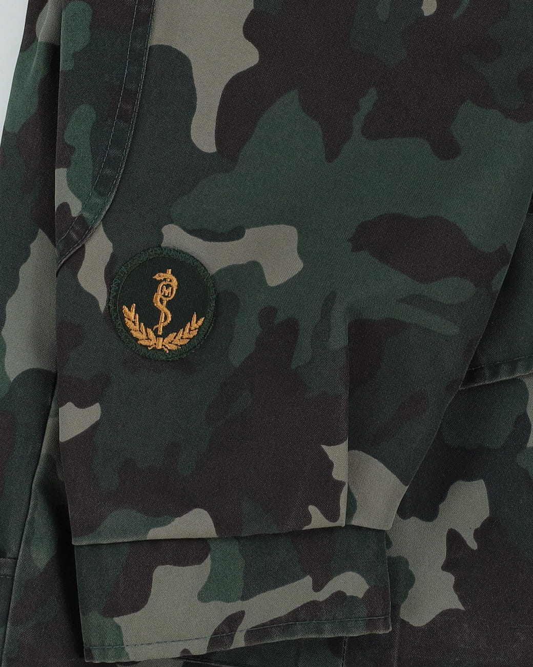 1990s Vintage Canadian Army Woodland Garrison Dress Jacket - Medium