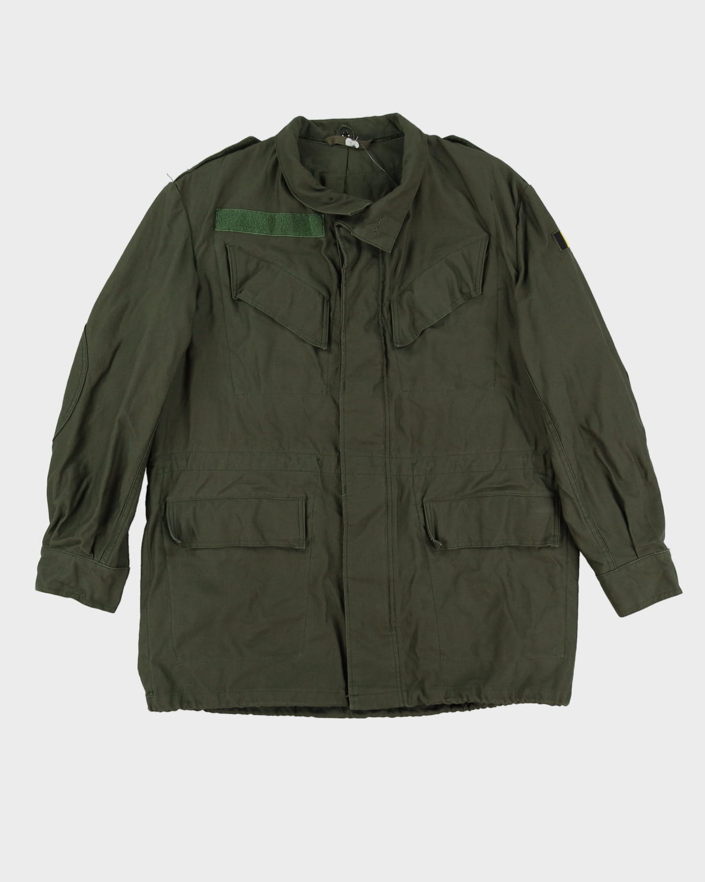 1990s Vintage Belgian Army Field Combat Jacket - Large