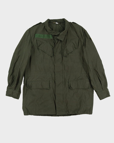 1990s Vintage Belgian Army Field Combat Jacket - Large