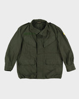 1990s Vintage Belgian Army Field Combat Jacket - Medium