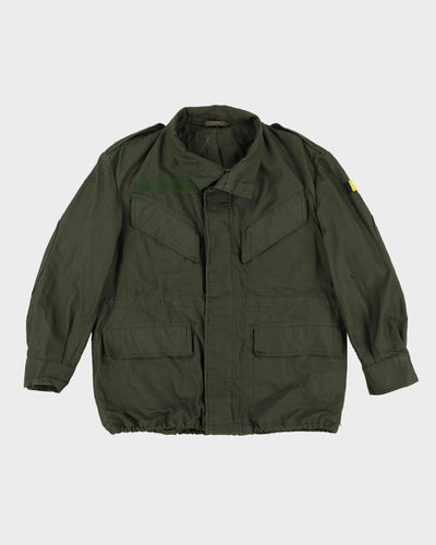 1990s Vintage Belgian Army Field Combat Jacket - Medium