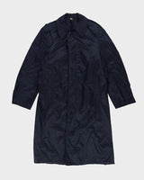 Rare 1960s Vintage US Air Force Blue Lightweight Raincoat - Medium