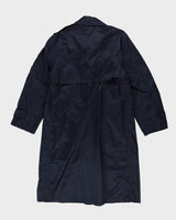 Rare 1960s Vintage US Air Force Blue Lightweight Raincoat - Medium