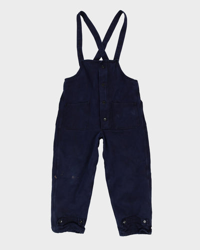 Vintage 50s Royal Canadian Navy Cold Weather Deck Dungarees - 46x28