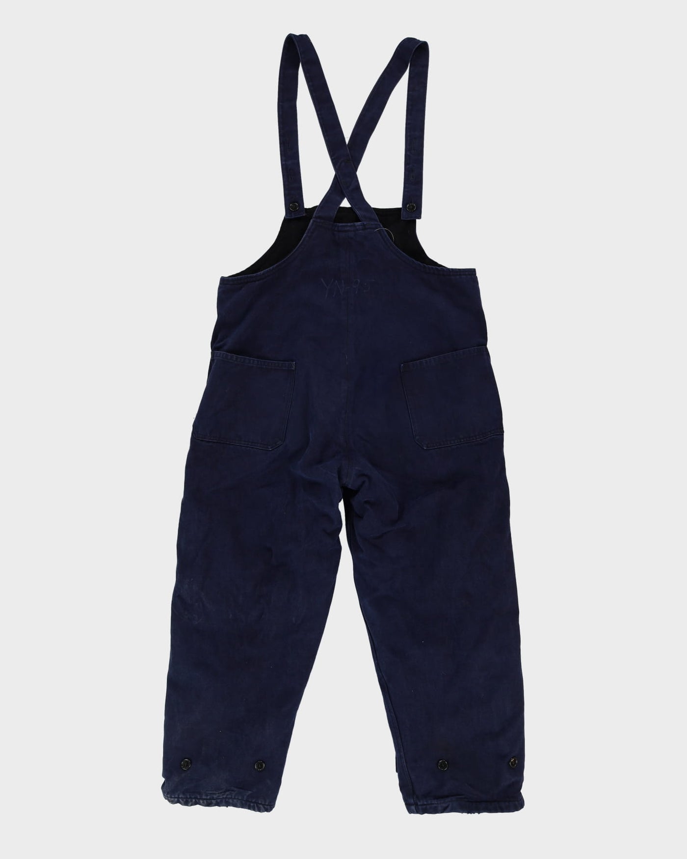 Vintage 50s Royal Canadian Navy Cold Weather Deck Dungarees - 46x28