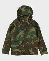 80s Vintage US Army ECWCS Woodland Camo Parka - Medium
