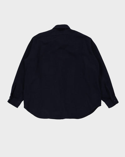 50s Vintage Canadian Navy Wool Shirt - X-Large
