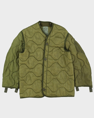 80s Vintage US Army M65 Field Jacket Quilted Liner - X-Small
