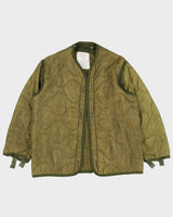 70s Vintage US Army M65 Field Jacket Quilted Liner - Small
