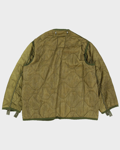 70s Vintage US Army M65 Field Jacket Quilted Liner - Small