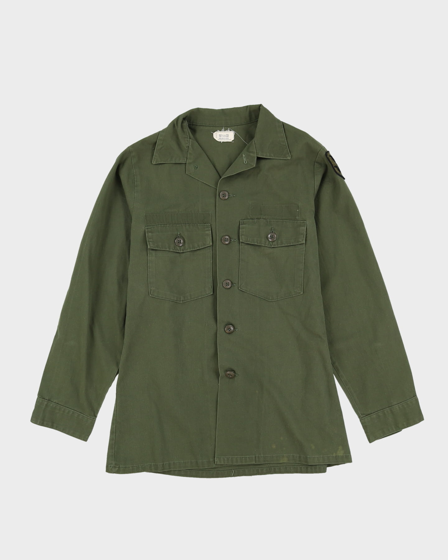 70s Vintage US Army Dura-Press Utility Shirt - Medium