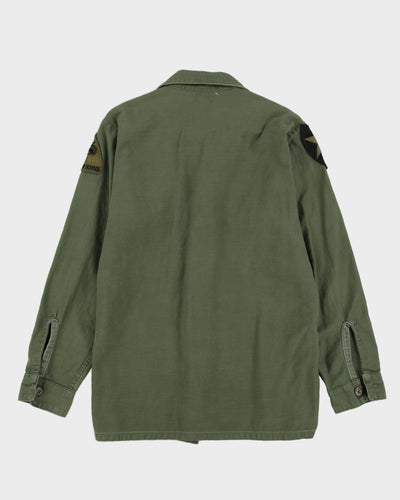 70s Vintage US Army OG-107 Sateen Utility Shirt - Medium